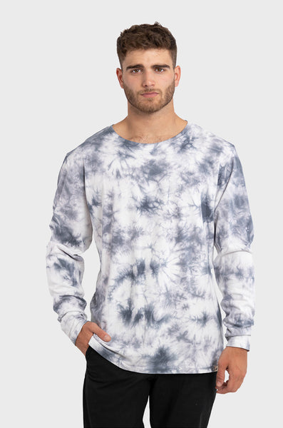 Polera Orgánica Manga Larga Tie-Dye White (Hombre) – Falcone