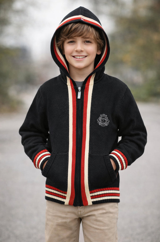 Chaleco Tejido Clásico Black (Niño)