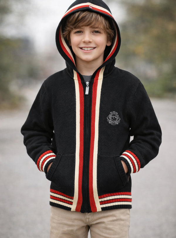 Chaleco Tejido Clásico Black (Niño)