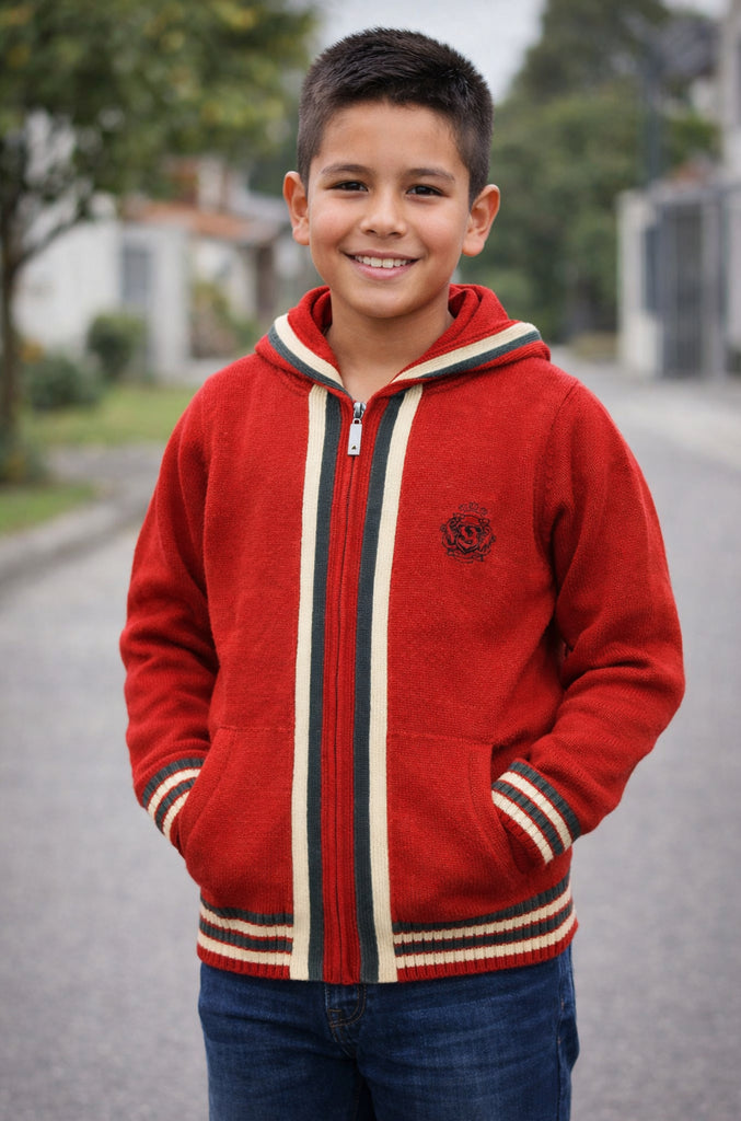 Chaleco Tejido Clásico Red (Niño)