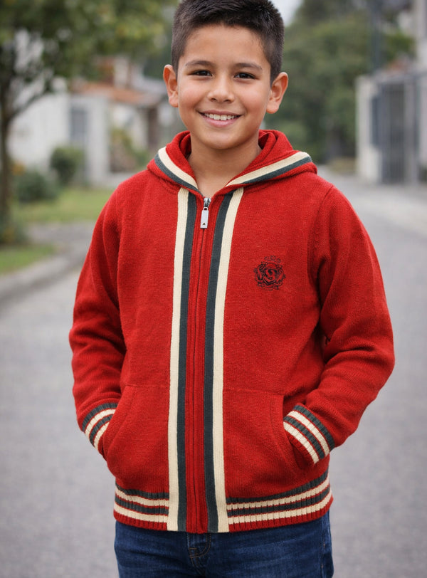 Chaleco Tejido Clásico Red (Niño)