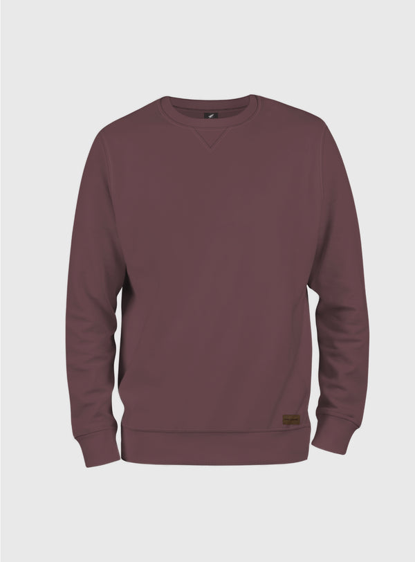 Polerón Crew Classic Burdeo (Hombre)