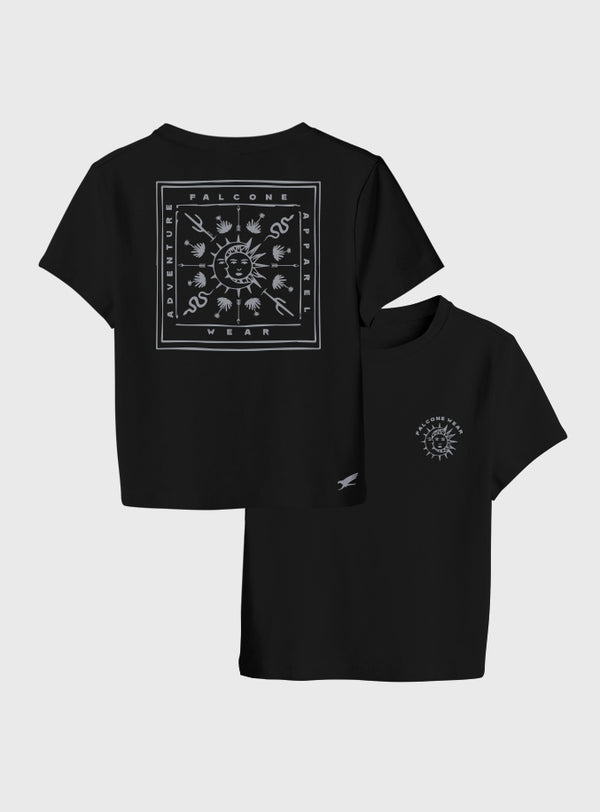 Crop Top Moonlight Black (Mujer)