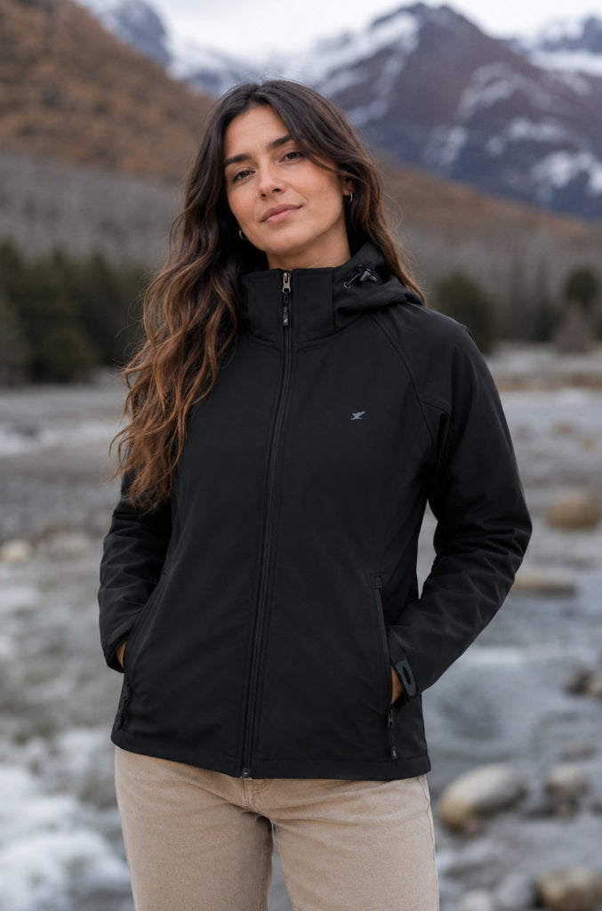Chaqueta Softshell Black  (Mujer)