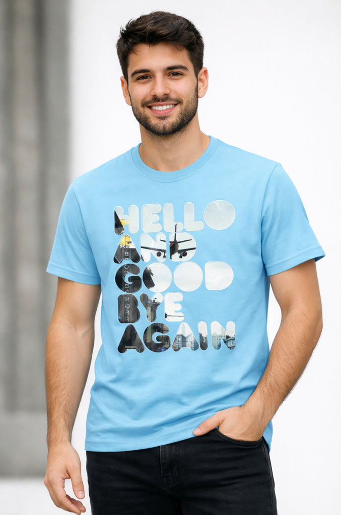 Polera Casual Wanser Light blue (Hombre)