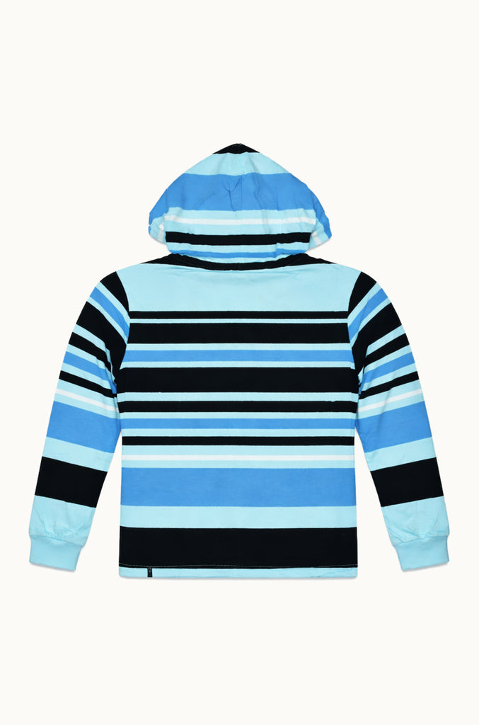 Polera Manga Larga Rayas Wanser Blue (Hombre)