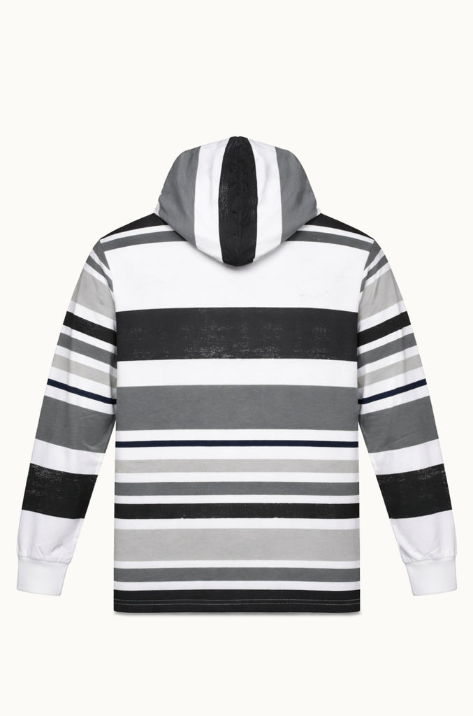 Polera Manga Larga Rayas Wanser Gray (Hombre)