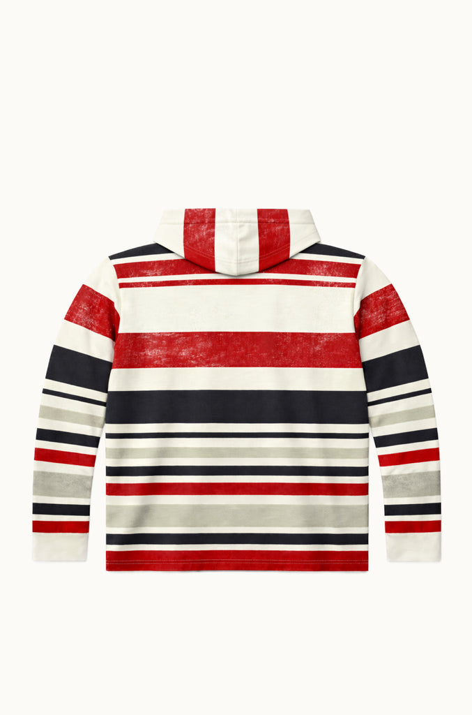 Polera Manga Larga Rayas Wanser Red (Hombre)