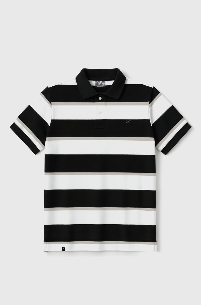 Polera Pique Wanser Black (Hombre)