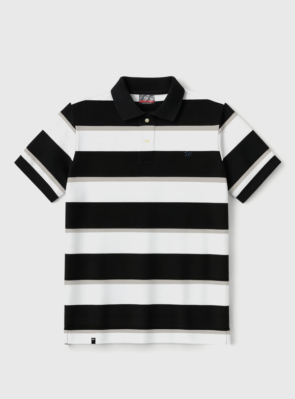 Polera Pique Wanser Black (Hombre)