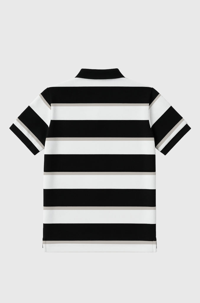 Polera Pique Wanser Black (Hombre)