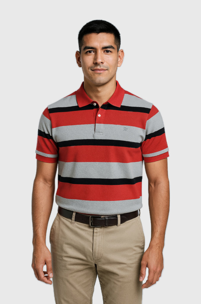 Polera Pique Wanser Red (Hombre)