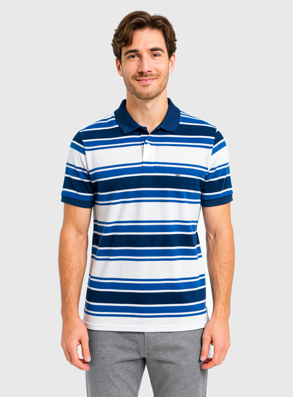 Polera Pique Wanser Blue (Hombre)