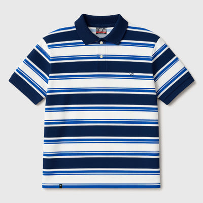 Polera Pique Wanser Blue (Hombre)