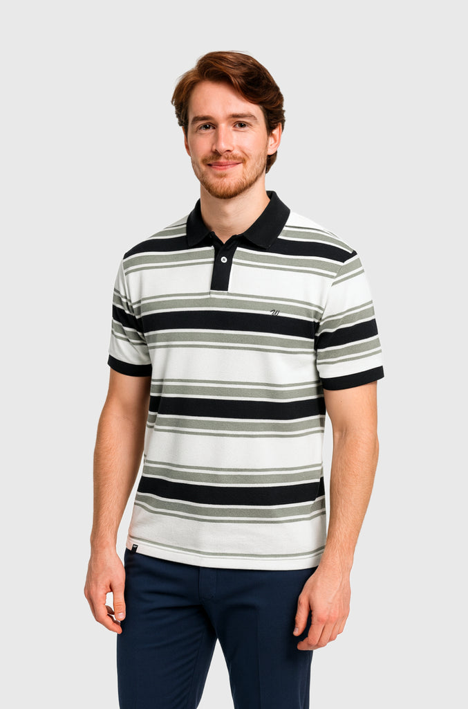 Polera Pique Wanser Black (Hombre)