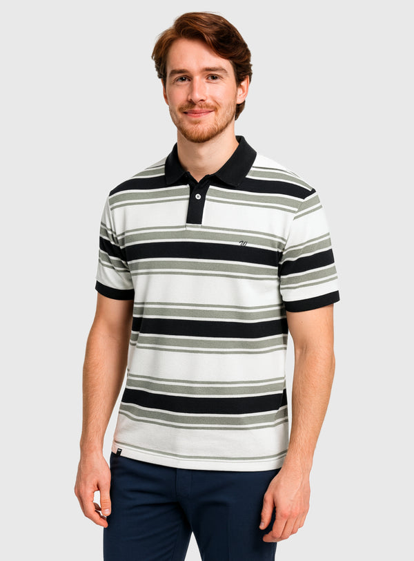 Polera Pique Wanser Black (Hombre)