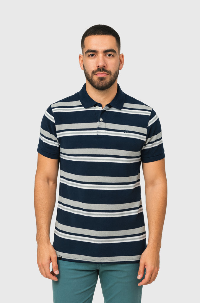 Polera Piqué Wanser Blue (Hombre)