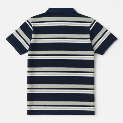 Polera Piqué Wanser Blue (Hombre)