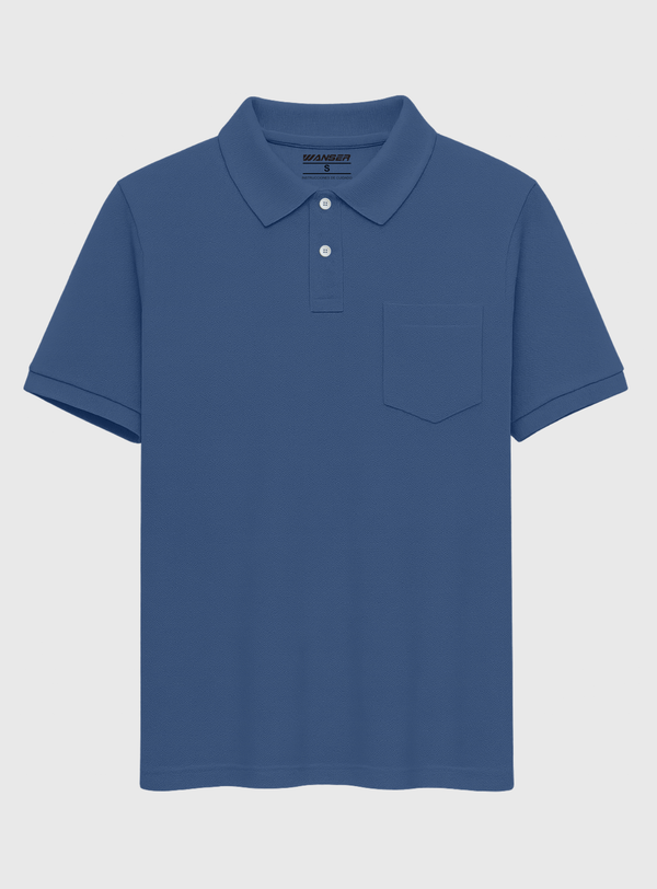 Polera Pique Blue (Hombre)