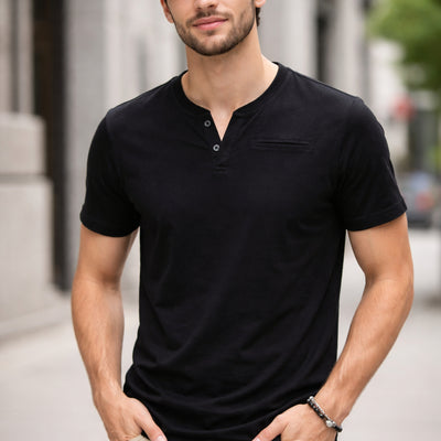 Polera Casual Falcone Black (Hombre)