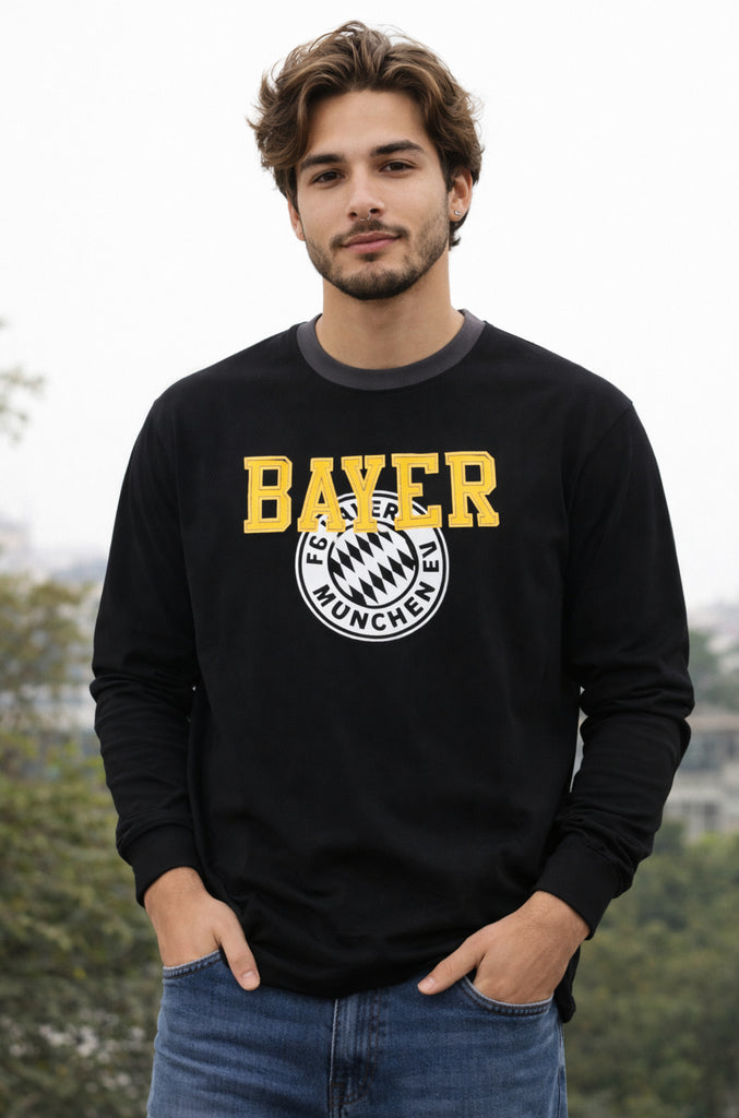 Polera Casual Manga Larga Bross Black (Hombre)