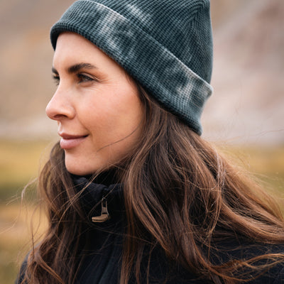 Beanie Tie-Dye Petrol Blue
