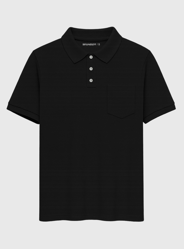 Polera Pique Black (Hombre)