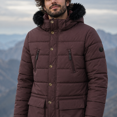 Parka All Day Burdeo (Hombre)
