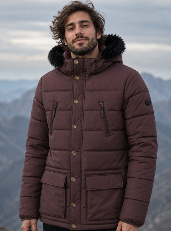 Parka All Day Burdeo (Hombre)