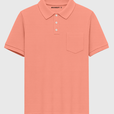 Polera Piqué Light Orange (Hombre)