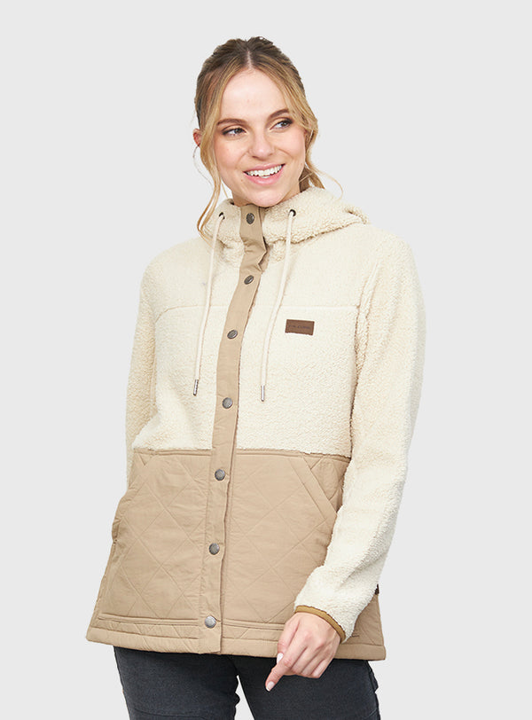 Chaqueta Sherpa Southcoast Beige (Mujer)