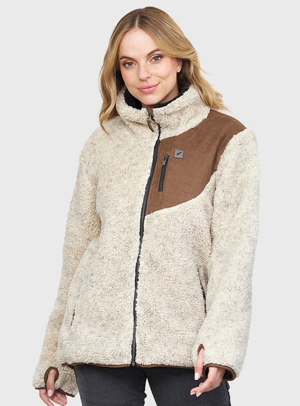 Chaqueta Chiporro Lumber Heather Beige (Mujer)