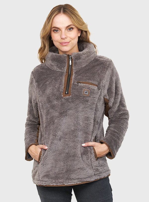 Polerón Shaggy Lander Dark Gray (Mujer)