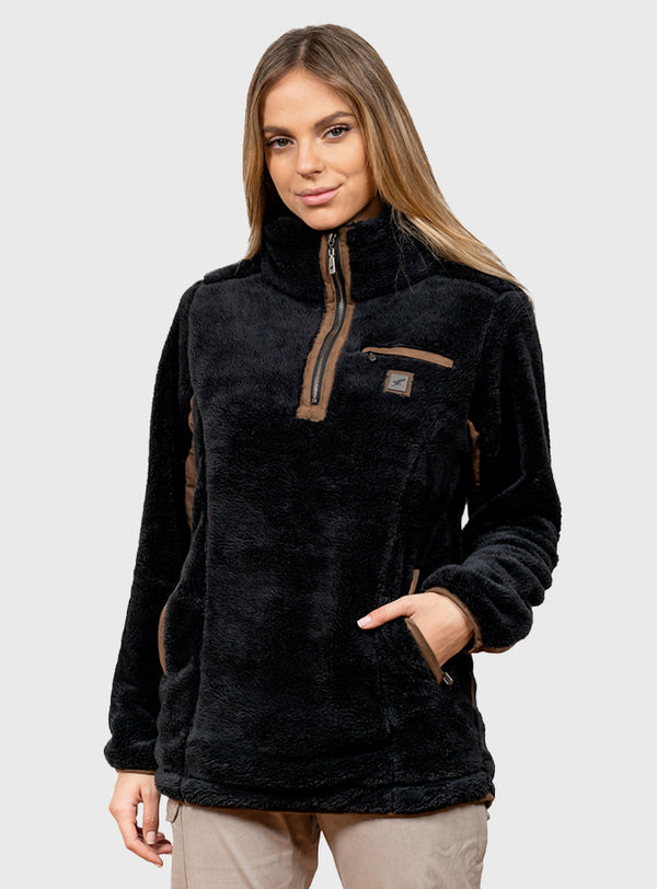 Polerón Shaggy Lander Black (Mujer)