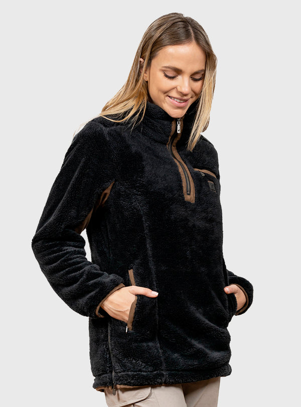 Polerón Shaggy Lander Black (Mujer)