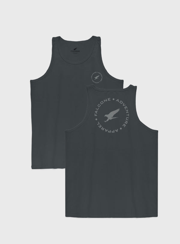 Polera Orgánica Sin Mangas Adventure Apparel V2 Gray (Hombre)