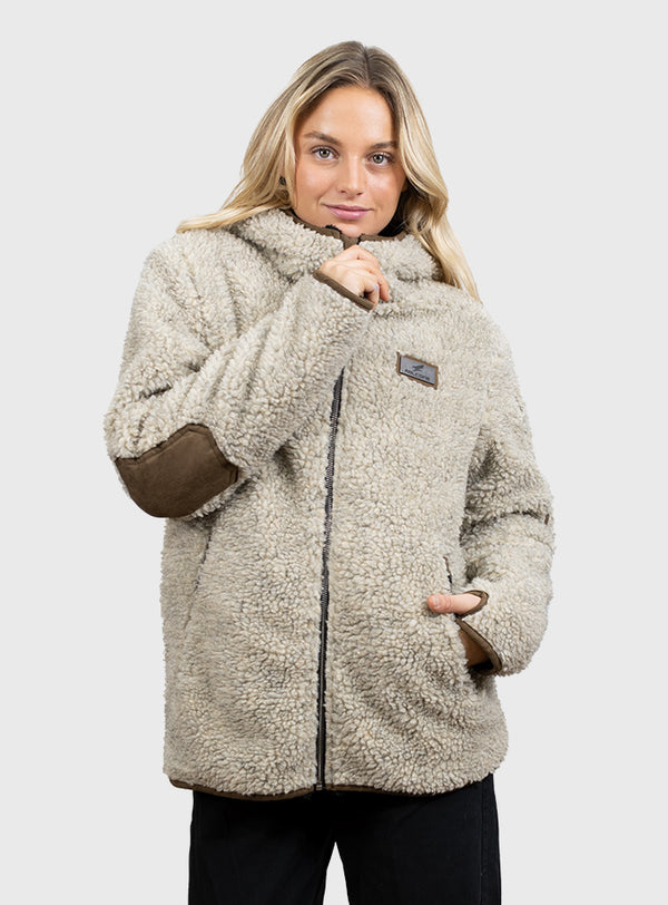 Chaqueta Chiporro Clásica V6 Heather Beige (Mujer)