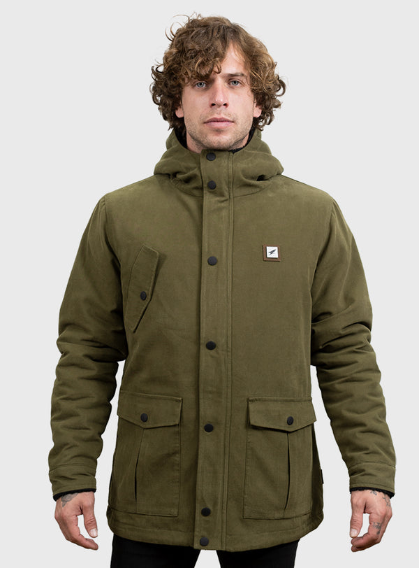 Chaqueta Canvas Reversible Woodstone V2 Green (Hombre)