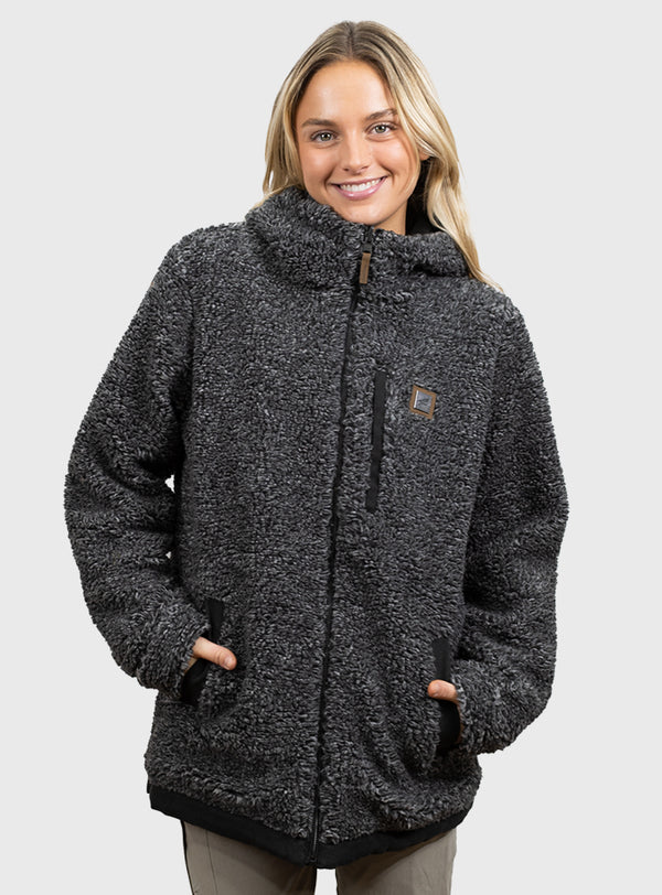 Chaqueta Canvas Reversible Woodstone V2 Black (Mujer)