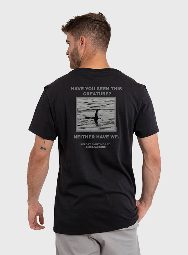 Polera Orgánica Lake Creature Black (Hombre)