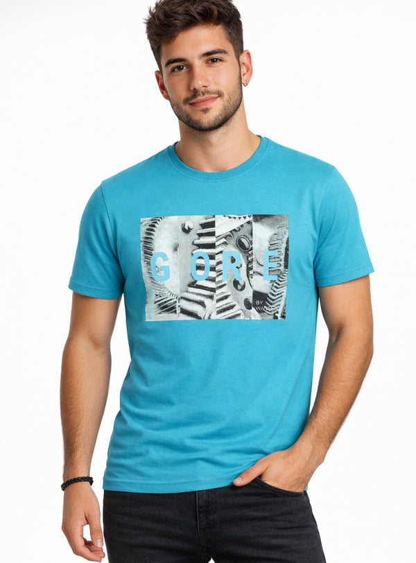 Polera Casual Wanser Light Blue (Hombre)