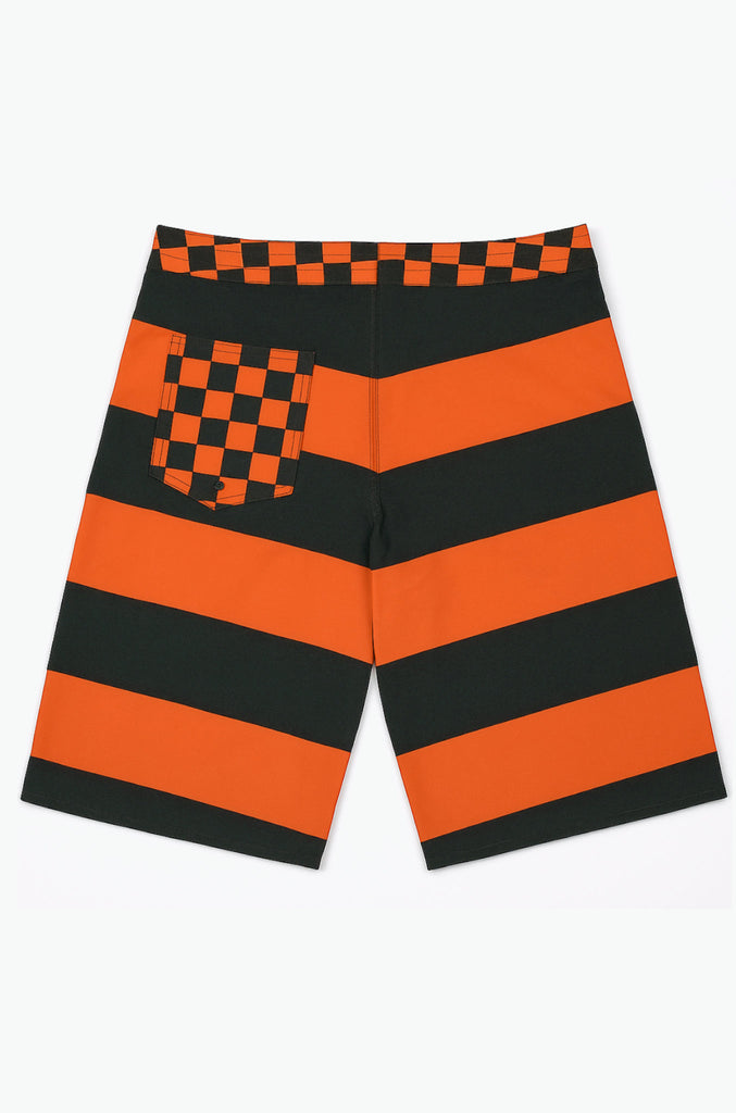 Traje De Baño Listado V2 Orange (Hombre)