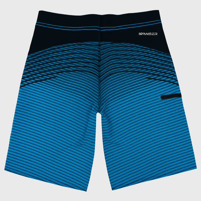 Traje De Baño Listado V3 Blue (Hombre)