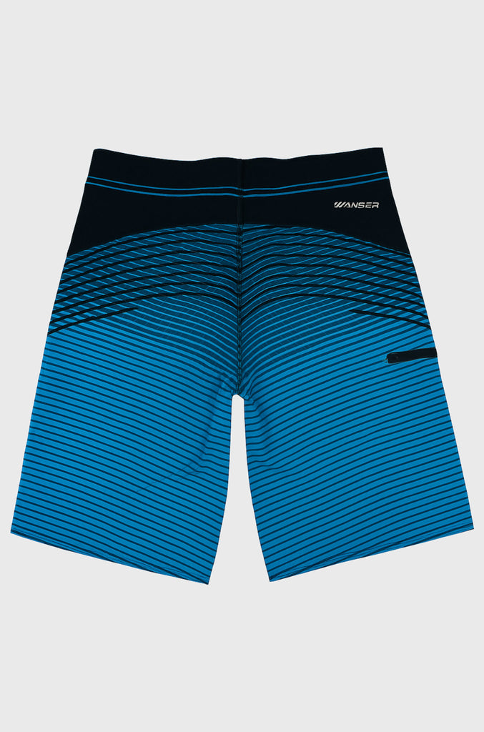 Traje De Baño Listado V3 Blue (Hombre)