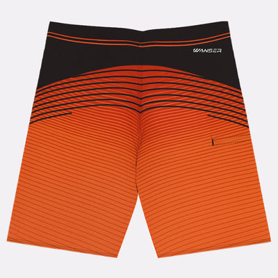 Traje De Baño Listado V3 Orange (Hombre)