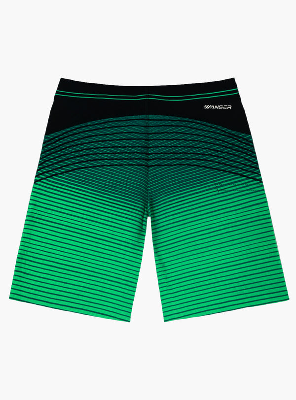 Traje De Baño Listado V3 Green (Hombre)