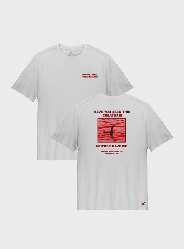 Polera Orgánica Lake Creature White (Hombre)