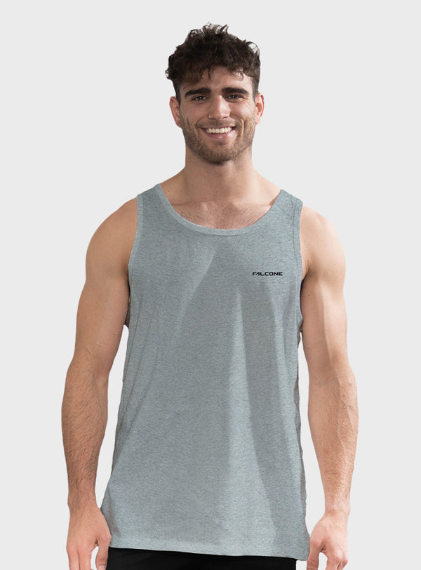 Polera Orgánica Sin Mangas Classic Gray (Hombre)