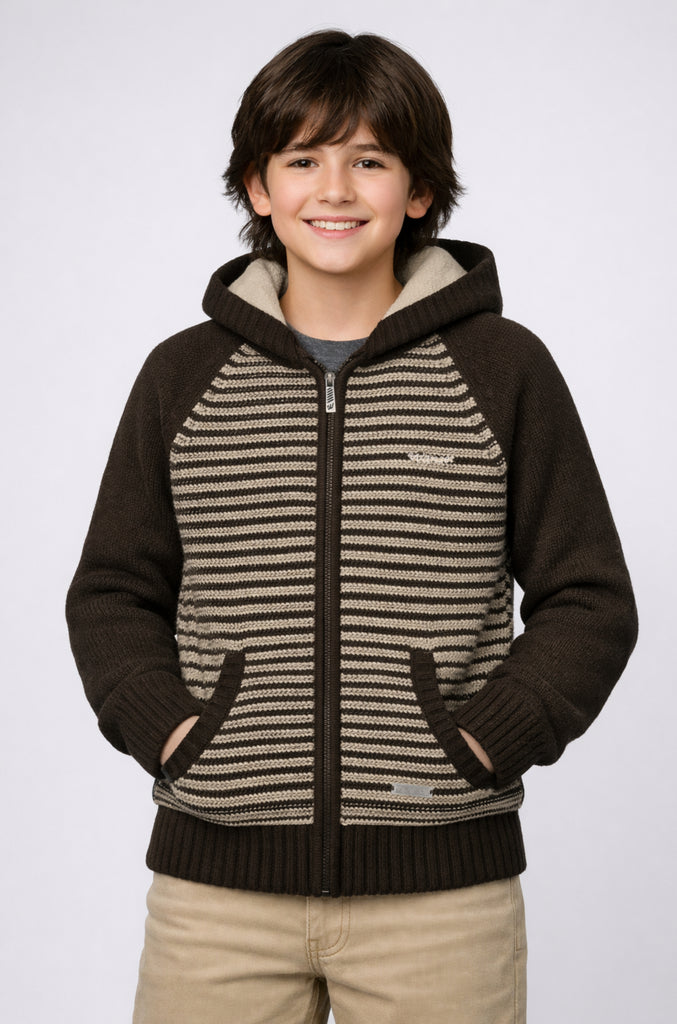 Chaleco Tejido Clásico Wanser Brown (Niño)