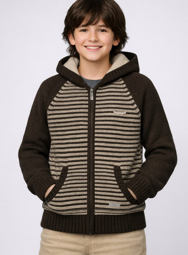 Chaleco Tejido Clásico Wanser Brown (Niño)